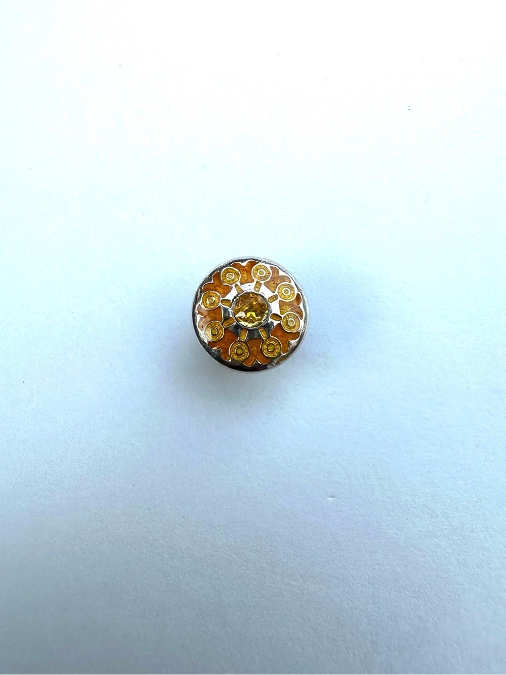Kameleon Jewel Pop Golden Gala Swarovski Enamel Sterling 925 KJP284